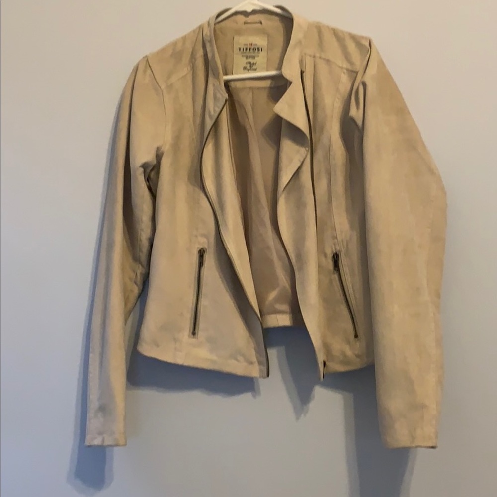 Faux suede jacket. Purchased in Portugal.